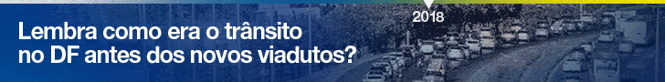 BANNER PUBLICITÁRIO DO GDF sobre Ttrânsito.