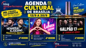 arte 16:9 da AGENDA CULTURAL DE BRAS&Iacute;LIA de 12/9 A 20/9.